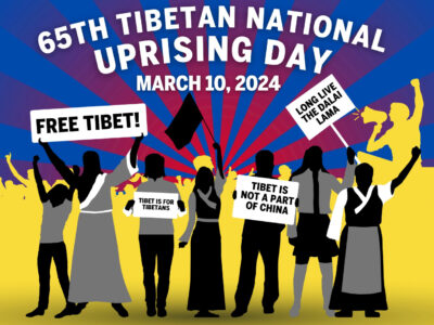 Tibetan Uprising day 10th March.